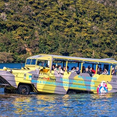 Rotorua Duck Boat Guided City and Lakes Tour