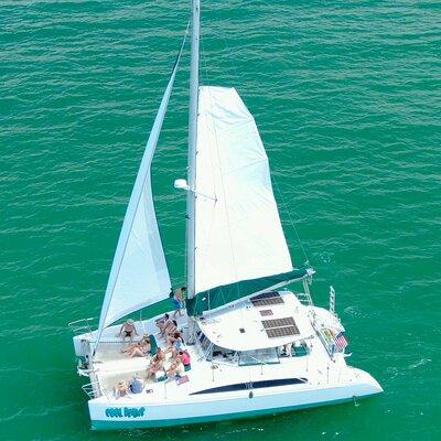 Catamaran Day Sail Shelling Excursion 42ft. Mainecat Cool Beans