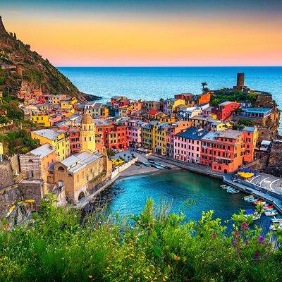 Cinque Terre and Pisa Tower Tour from Florence Semi Private