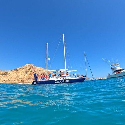 Cabo Blue Snorkeling Cruise, Open Bar and Lunch in Cabo San Lucas