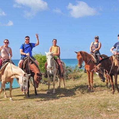 Horseback riding along Macao beach from Punta Cana