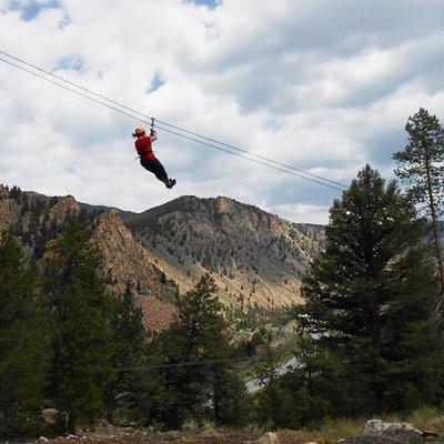 Browns Canyon Half-Day Rafting plus Mountaintop Zipline from Buena Vista