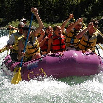 Whitewater Rafting Small Boat Adventure Snake River Jackson Hole 