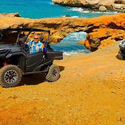 UTV or ATV to Aruba's Secret Beach and Cave Pool Adventure