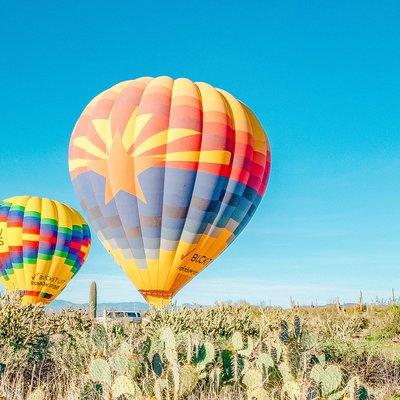 Sunset Hot Air Balloon Ride Over Phoenix