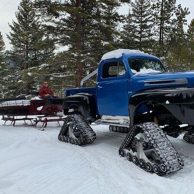 Monster Truck Sleigh Ride in Country Boy Mine