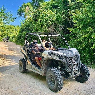Playa del Carmen Buggy Tour with Cenote Swim and Mayan Village Visit