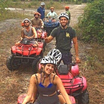 Express ATV and Zip Line Adventure at Mayan Extreme Park