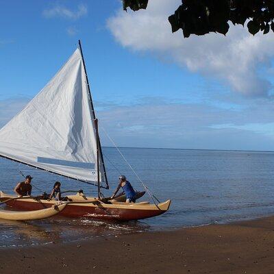 Hawaiian Outrigger Sailing Canoe Experience on Molokai