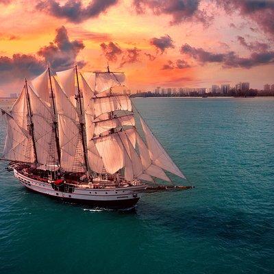 Sunset Sail Cruise with 5 Course Seated Dinner