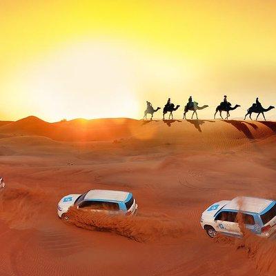 Dubai: Premium Red Dunes, Camel Ride & 5* BBQ at Al Khayma Camp