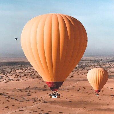 Atlas Mountains Hot Air Balloon Ride from Marrakech with Berber Breakfast and Desert Camel Experience
