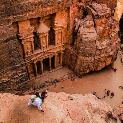 From Amman: Private full day Petra and Wadi rum 