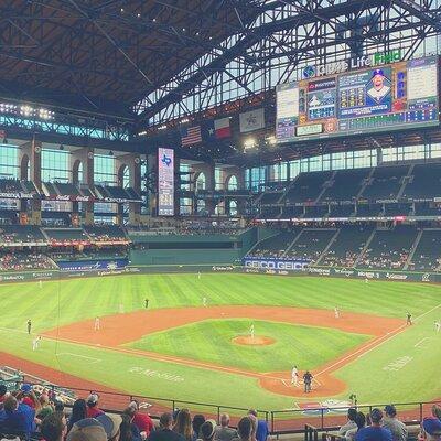 Texas Rangers Baseball Game Ticket at Globe Life Field