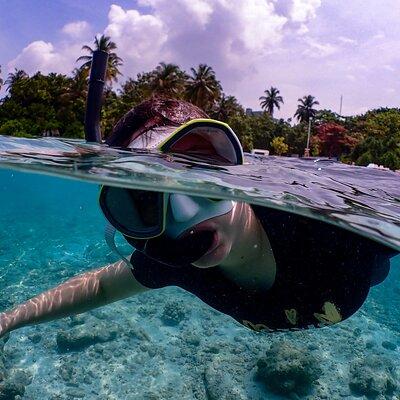 Underwater photoshoot in Maldives