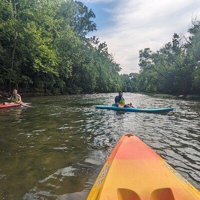 Kayaking on the Roanoke River