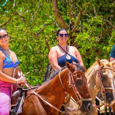 Horseback Riding and ATV or Buggy to Water Cave and Macao Beach