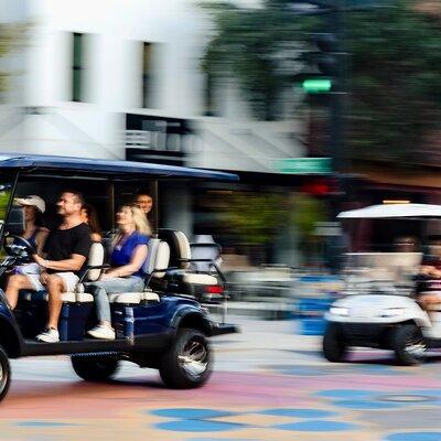 Guided St. Pete Sightseeing Tour in Deluxe Street Legal Golf Cart
