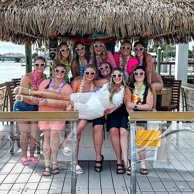 2 Hour Private Floating Tiki Boat Tour in Tampa