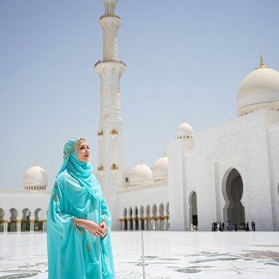 Dubai to Abu Dhabi Grand Mosque & Qasr Al Watan Palace 