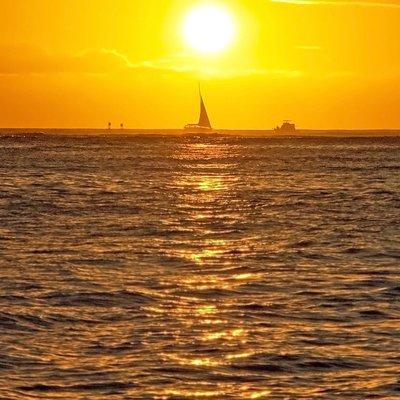 Kona-Kohala Coast Sunset Sail by Catamaran