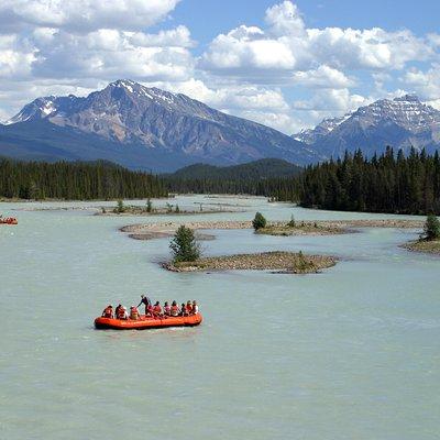 Athabasca River Easy Scenic Raft Trip