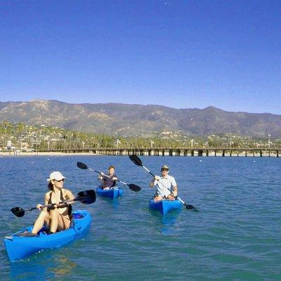 Kayak Tour of Santa Barbara with Experienced Guide