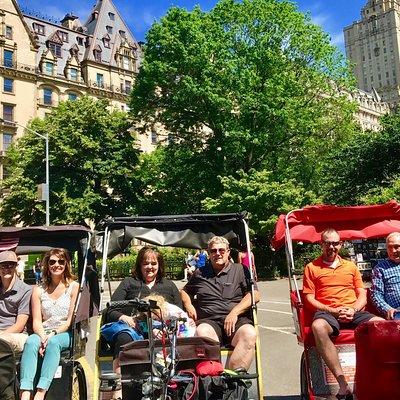 Central Park Private Pedicab Tour for 1 Hour