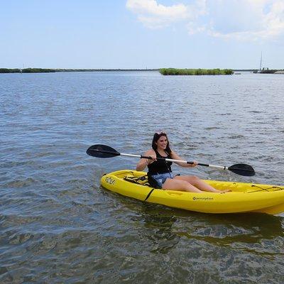 Single Kayak Rental to Explore the backwaters of Rose Bay