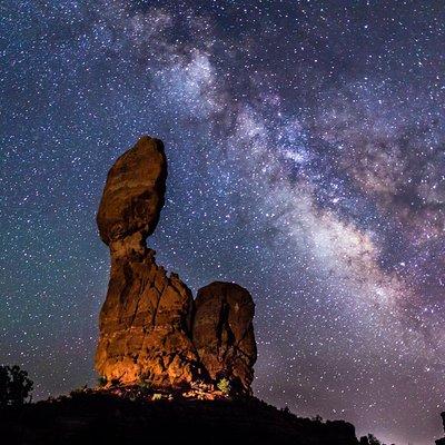 Sunset and Night Photography in Arches National Park
