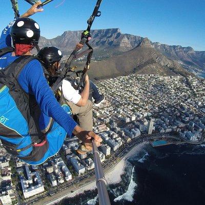 Tandem Paragliding in Cape Town