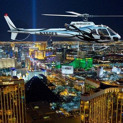Las Vegas Helicopter Night Flight with Optional VIP Transportation