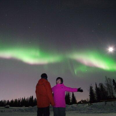 Northern Lights (Aurora Borealis Viewing) Chasing with Photography in Fairbanks