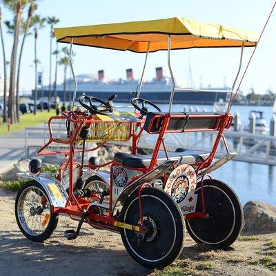  4-Wheel Surrey Cycle Rental in Long Beach Shoreline Village