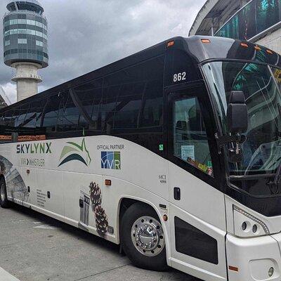 Vancouver Airport to-or-from Whistler or Squamish by Bus (Single trip)