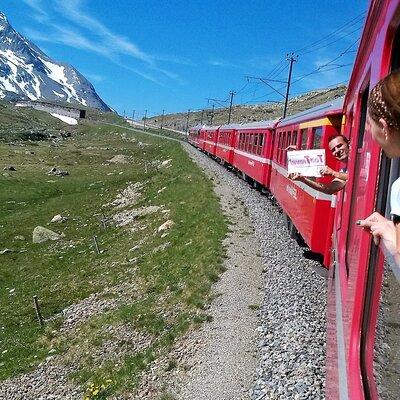 Bernina Express Tour Swiss Alps & St Moritz From Milan