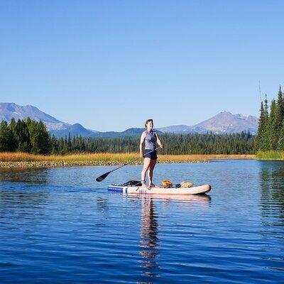Small-Group Paddle Board and Happy Hour in Cascade Lakes