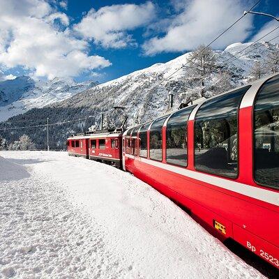 From Milan: St. Moritz and Panoramic Bernina Express Tour