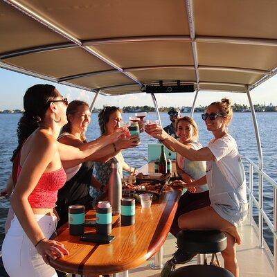Private Tiki Cabana Boat Tour in Vero Beach with Sunset Option