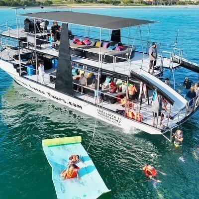 Private Boat Tour ChicaFUN2 Waterslides 55' Yacht [All Inclusive]