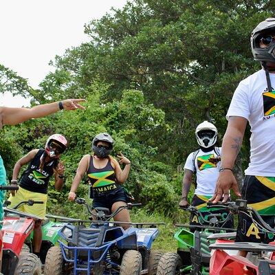 ATV, Bamboo Rafting and Horseback Ride Tour from Montego Bay 