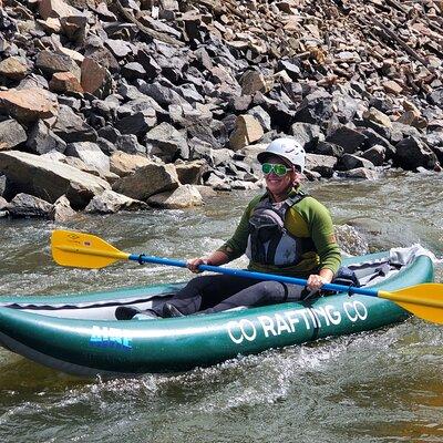 Inflatable Kayak Adventure Colorado River: Half Day Guided Tour 