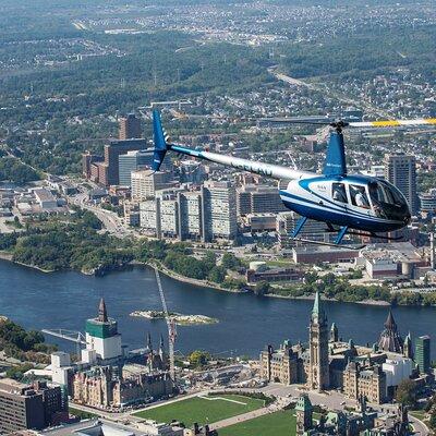 Helicopter Private Tour Over Ottawa 70KM in 20 min 