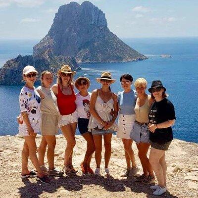 TOUR around the JEWELS of IBIZA SALT BEDS, ES VEDRA, TIME & SPACE