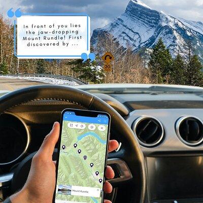 Smartphone Audio Driving Tour between Lake Louise and Calgary