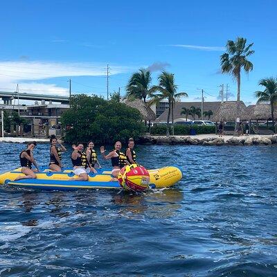 Banana Boat Raft Ride. Key Largo