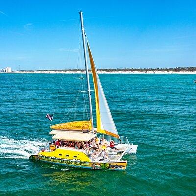 Dolphin Sightseeing Tour on The Footloose Catamaran from Panama City Beach