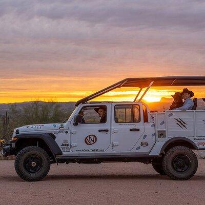 Scottsdale: 2 hour Painted Sky Sunset Jeep Tour