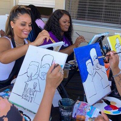 Hip Hop, R&B Paint and Sip Party Private Experience